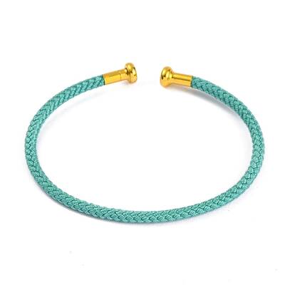 Braided Carbon Steel Wire Bracelet Making