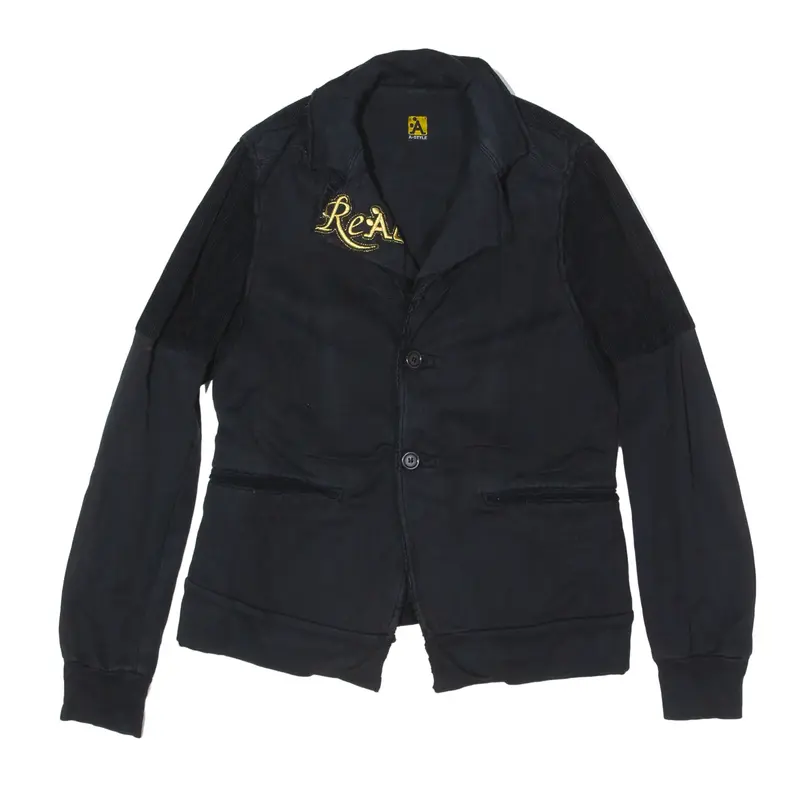 A-STYLE Blazer Jacket Black Mens S