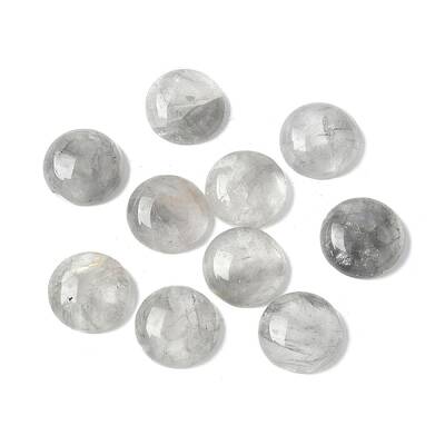 Natural Cloudy Quartz Cabochons