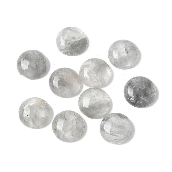 Natural Cloudy Quartz Cabochons