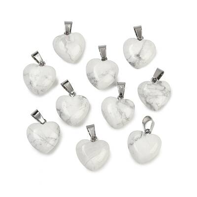 Natural Howlite Pendants