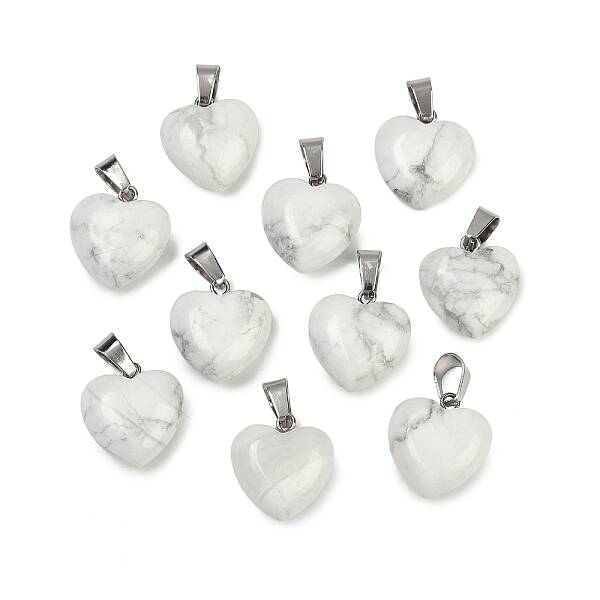 Natural Howlite Pendants