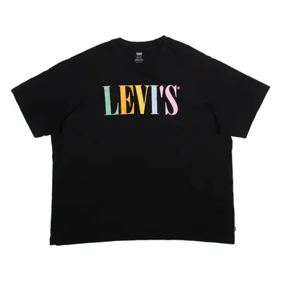 LEVI'S Relaxed Fit Womens T-Shirt Black 2XL