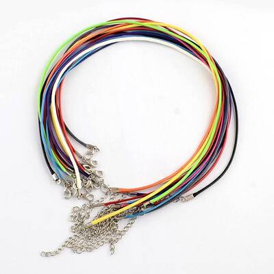 Waxed Cotton Cord Necklace Making