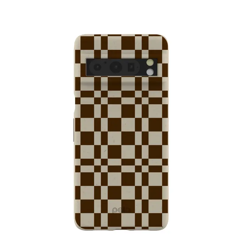 London Fog Chestnut Checkers Google Pixel 8 Pro Case