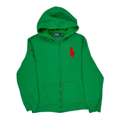 Polo By Ralph Lauren Zip Up - 2XL Green Cotton