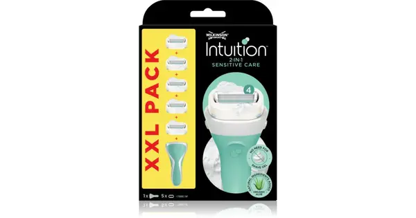 Wilkinson sword Intuition Sensitive Care - Razor + Replacement Head (5 pcs)
