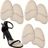 Anti-slip Silicone Gel Shoe Insoles, 6 Counts/set Ball-of-foot Cushions for Women's High Heels, Comfort and Support Foot Pads...
