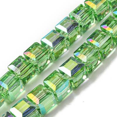 Electroplate Glass Beads Strands