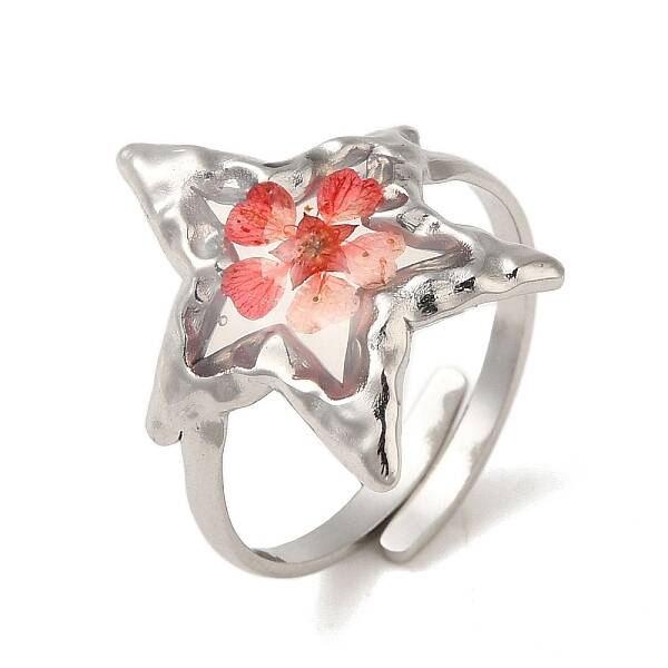 304 Stainless Steel Open Cuff Ring