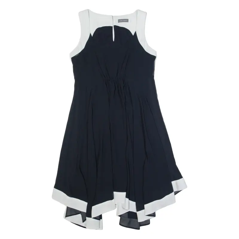 MINT VELVET Womens A-Line Dress Black Sleeveless Midi UK 10