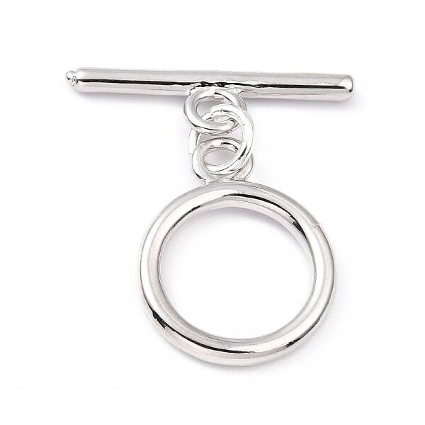 Rack Plating Brass Toggle Clasps