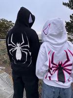 2024 Million Halloween Personalized Men's Women's Pullover Hoodie Y2g Couple Big Size Spiderman Zip Hoodie