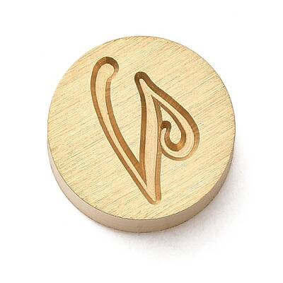 Golden Tone Brass Letter Stamps