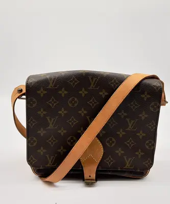 Pre-owned Louis Vuitton Monogram Canvas Crossbody Bags Preloved Monogram Cartouchiere GM