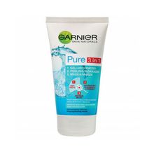 Garnier Pure - 3in1 cleansing gel, scrub and mask against imperfections - 150ml