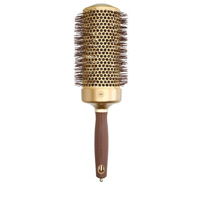 Olivia Garden Expert Blowout Speed Wavy Bristles Gold and Brown 65 1 U