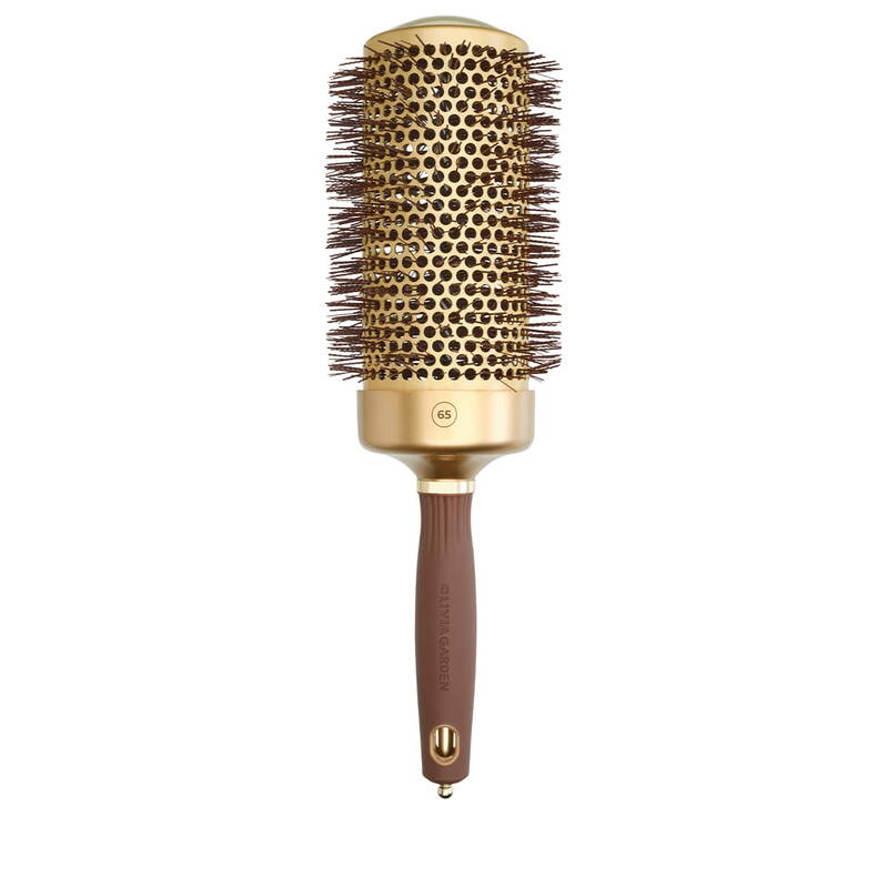 Olivia Garden Expert Blowout Speed Wavy Bristles Gold and Brown 65 1 U