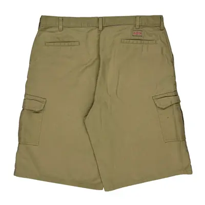 Dickies Cargo Shorts - 38W 12L Khaki Cotton | Size: 38″ waist
