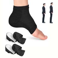 1 Pair of Height Increasing Socks, 2.5/3.5cm Height Increasing Insoles, Invisible Heel Pads, Half Height Increasing Insoles f...