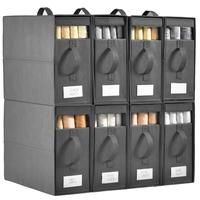 Large Bed Sheet Organizers and Storage,4/8 Pack Linen Closet Organizers and Storage, Foldable Bedding Storage for Bedsheets, ...