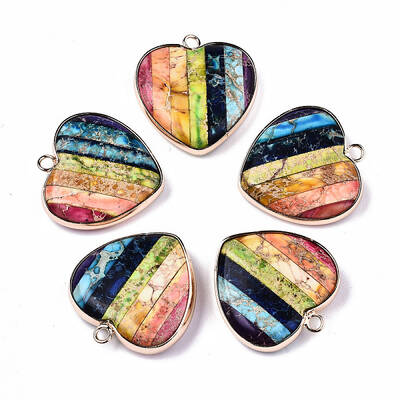 Natural Regalite/Imperial Jasper/Sea Sediment Jasper Pendants
