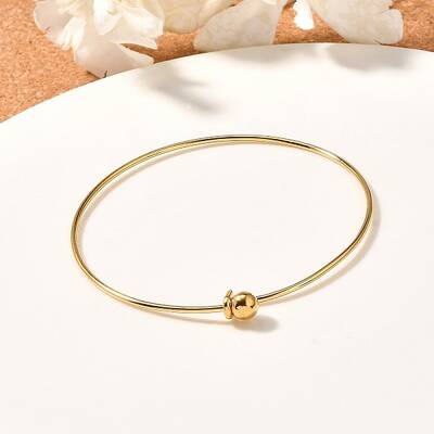 Screw End Ball 304 Stainless Steel Wire Bangle