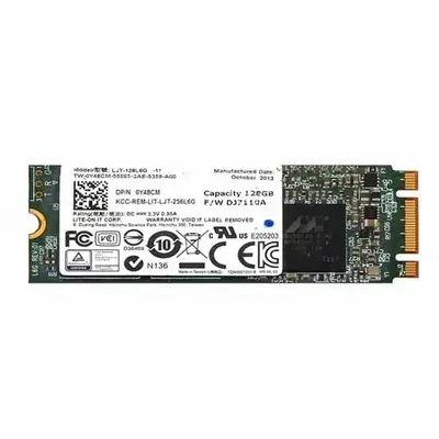 Y48CM Dell 128GB Multi-Level Cell SATA 6Gb/s M.2 2260 Solid State Drive for Venue 11 Pro Laptops