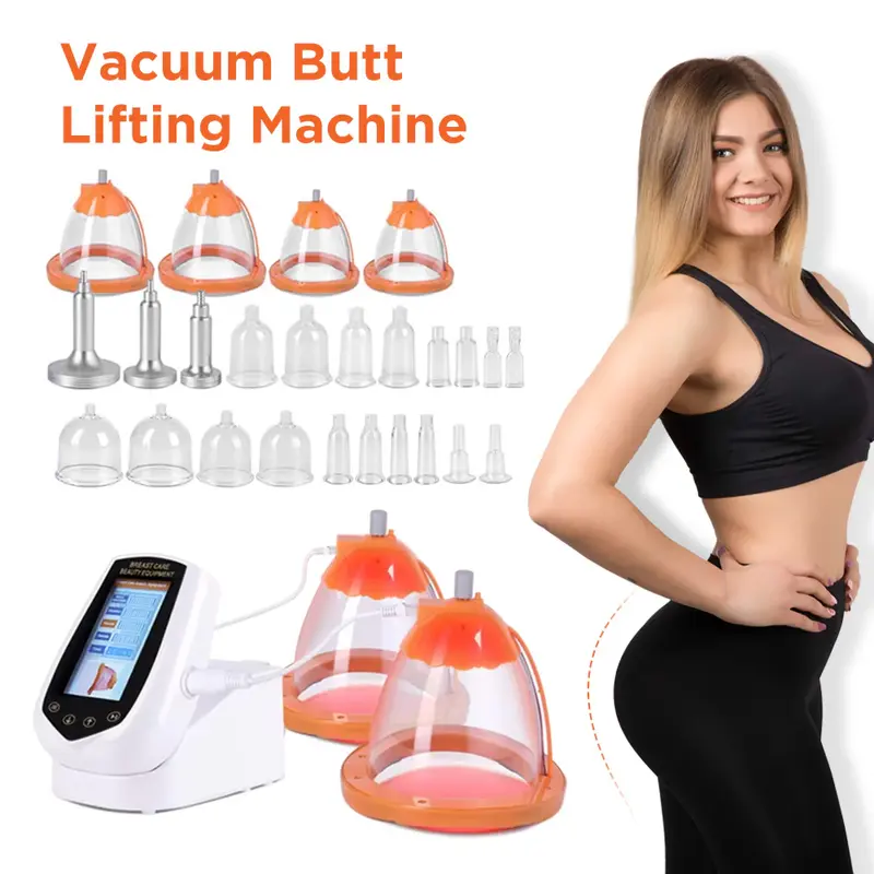 Micro-current Red Light Vacuum Therapy Machine Breast Butt Enlargement Device