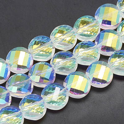 Electroplate Glass Beads Strands