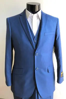 Slim Fit Prom Suits Skinny - Indigo