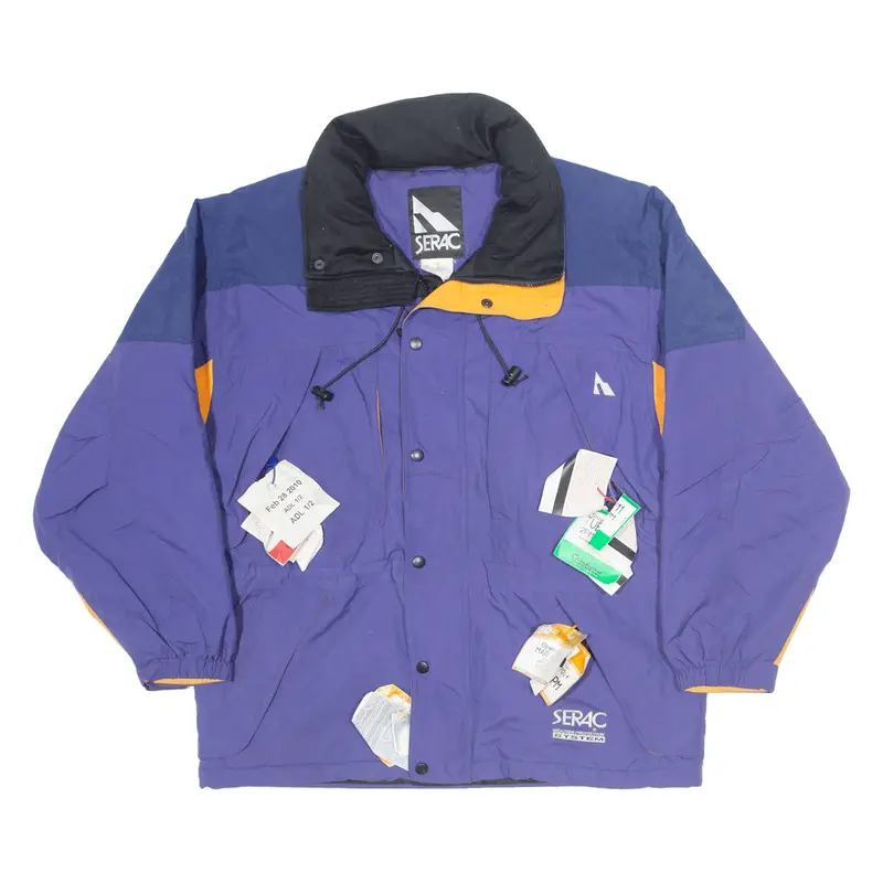 SERAC Insulated Ski Jacket Purple Nylon Mens S