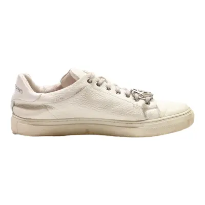 PHILIPP PLEIN Sneaker Trainers White Leather Mens UK 7.5