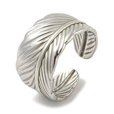 Non-Tarnish 304 Stainless Steel Open Cuff Ring