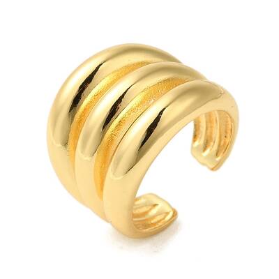 Brass Open Cuff Rings