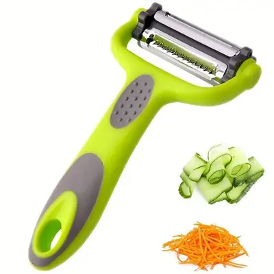 3 in 1 Apple & Potato Planer, Manual Reusable Vegetable Potato Peeler with Handle, Household Carrot Grater for Kitchen Home, ...