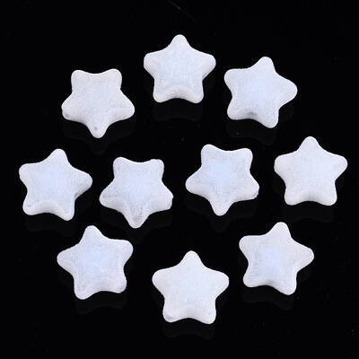 Flocky Acrylic Beads
