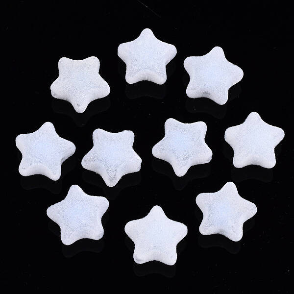 Flocky Acrylic Beads