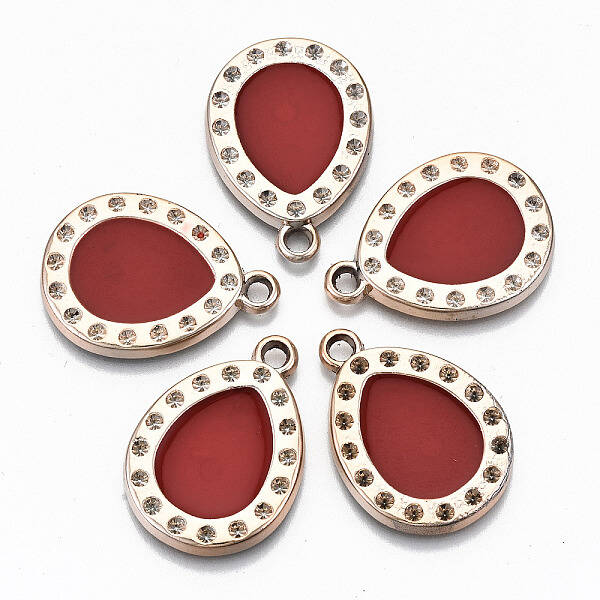 UV Plating Acrylic Pendant Rhinestone Settings