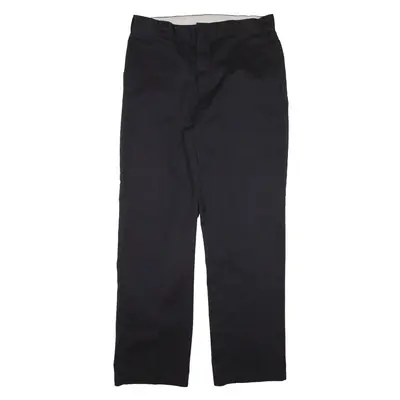 DICKIES Workwear Trousers Black Regular Straight Mens W34 L32