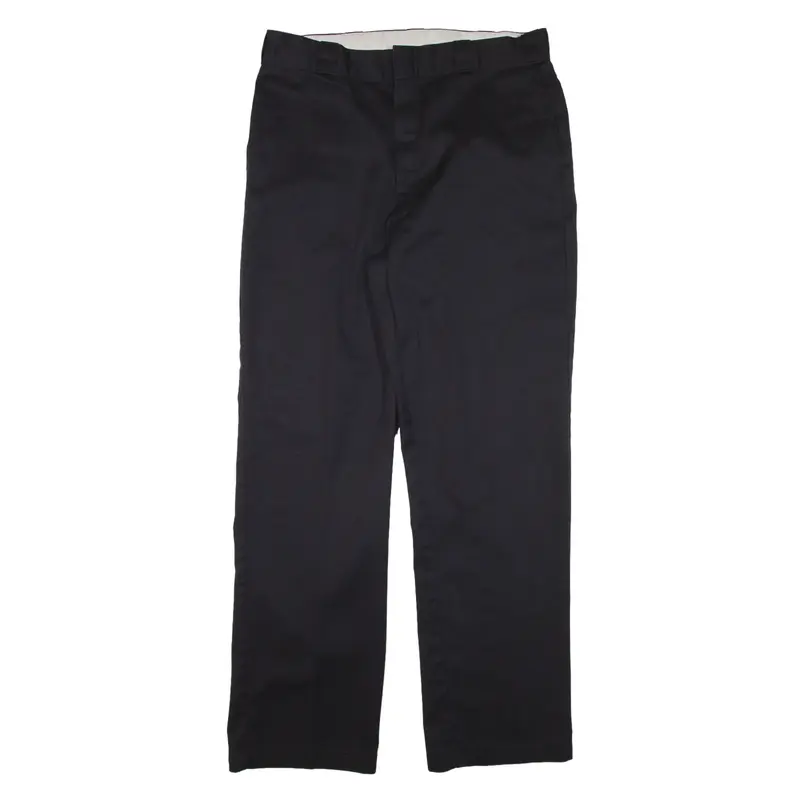DICKIES Workwear Trousers Black Regular Straight Mens W34 L32