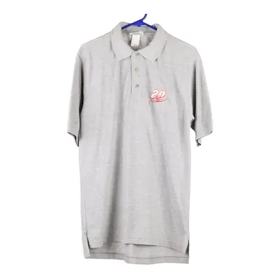 Tony Stewart Chase Authentics Nascar Polo Shirt - Small Grey Cotton
