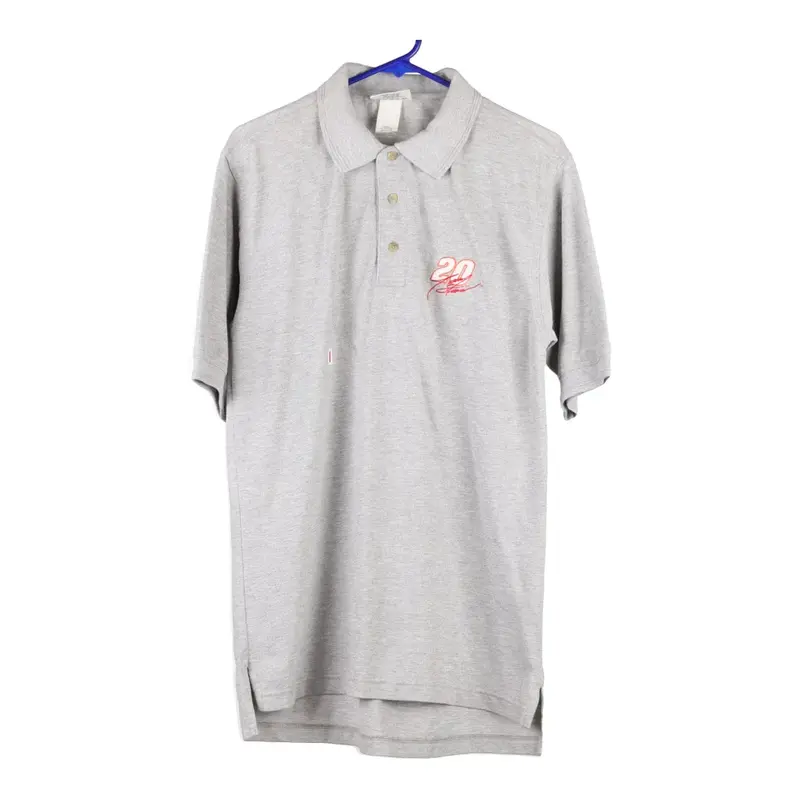 Tony Stewart Chase Authentics Nascar Polo Shirt - Small Grey Cotton