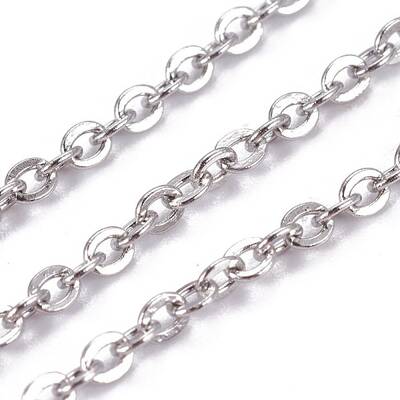 Tarnish Resistant 304 Stainless Steel Cable Chains