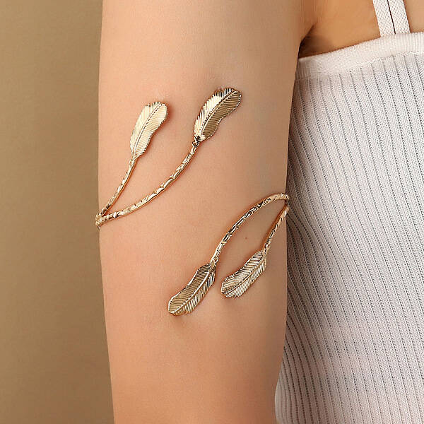 Alloy Arm Cuff Bangles