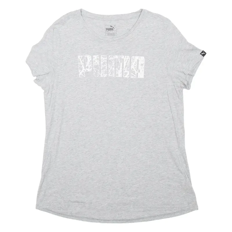 PUMA Womens T-Shirt Grey UK 18