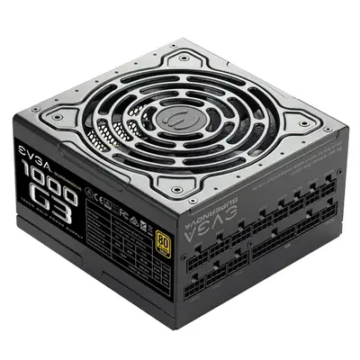 220-G3-1000-X1 EVGA SuperNOVA 1000-Watts 220-240V 80-Plus Gold 24-Pin SFX Power Supply