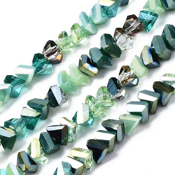 Electroplate Glass Beads Strands