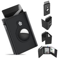 Men's Smart Wallet Card Holder, Minimalist Wallet with ID Window & Cash Slot, Card Wallet with 9-14 Card Case Capacity