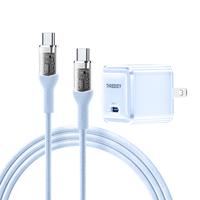 USB C Charger with USB Cable,30W GaN Fast Wall Charger Block,PD USB-C Power Adapter Compatible with iPhone 16/15/14/13/12/11,...